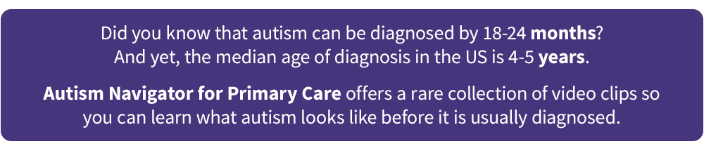 And yet, the median age of diagnosis in the US is 4-5 years.